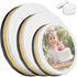 BOARDS+ Sleek Cake Drums 8, 10 & 12 Inch in White, Silver,