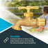 Eastman Irrigation Hose Bibb, 1/2 Inch MIP x 1/2 Inch MHT Outdoor Spigot