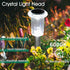 15 Pack Eyrosa Solar Lights Outdoor, Waterproof Stainless Steel Solar Stake Lights for Pathway Garden Yard Path Walkway