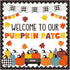 ZOIIWA Fall Pumpkin Bulletin Board Set, Thanksgiving Paper Cut-Outs, Blackboard Border Decor for Classroom Wall