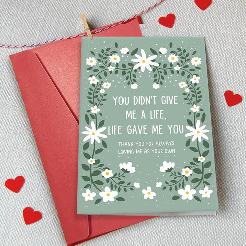 Bablira Heartfelt Mothers Day or Fathers Day Card, Thank You Card Gift for Mom Dad Grandma Grandad, Sweet Birthday Gift