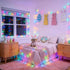 66ft 200 8 iShabao Outdoor String Lights, LED Modes Pastel String Lights, Waterproof & Plug in Connectable Twinkle