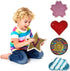 5-Pack Sequin Sensory Panels for Kids 9.8'' Reversible Sequin Fabric Panels with