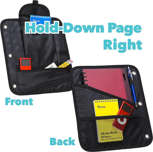 Case-it The Dual 2-in-1 Zipper Binder, 1.5 Inch D-Rings, Includes Pencil Pouch, Multiple Pockets, Spearmint Dual-101