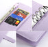 Mr. Pen Leather Planner Binders, Composition Notebook Cover, Refillable, 6 Ring (A5, Purple)