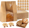 FUNFERY 100 Pcs Sourdough Bread Bags for Home Made Bread Sourdough,Large Paper