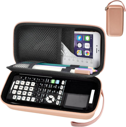 Case for Texas Instruments TI-84 Plus CE/TI-84 Plus/TI-83 Plus/TI-30XS/TI-36Pro Graphing Calculator, Rosa