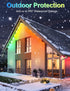 50Ft 30 209 IP67 CCILAND Permanent Outdoor Lights, LED Eternity RGB&IC Smart Eaves Lights with Remote App Scene Modes