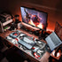 Gaming Mouse Pad, Canjoy Fluid Pattern, 31.5x15.10inch Large Extended Computer Mouse Mat for Gaming
