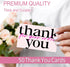 RYIGYWE 50PCS 2" 3.5" A14 Customer Thank You Cards Thank You for Supporting My Small Business x Small Customer