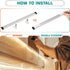 12 Inch, 120 2 Single Under Cabinet LED Light Bar Curio Collection Bookshelf Display Accent Lighting, Low Profile, Volt