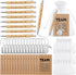 Geyoga 100 Pcs Team Gift Keychains, Employee Appreciation Notepad Gifts, Motivational Notebook, Bamboo Ballpoint Pen