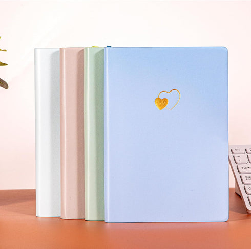 CAGIE Lined Journal Notebook for Women and Girls, 256 Pages Leather Journals for Writing, A5 Soft Cover Notebook,