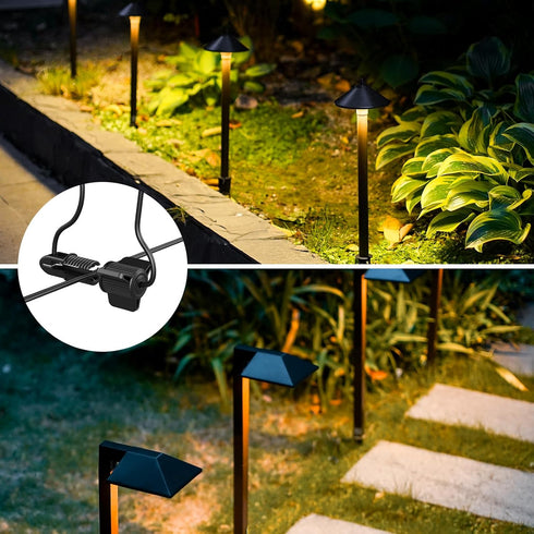 LL LIGHTING LIVING 4PK 12-18 Low Voltage Cable Connector Landscape Lighting Fast Lock Twist Gauge Wire Connectors