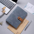 CAGIE A5 Refillable Faux Leather Traveler Notebook, 6 Ring Binder, Personal Organizer for Women, Men, Lined Paper