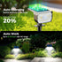4 Pack/56 LED/3 2-in-1 nipify Solar Lights Outdoor Waterproof, Motion Sensor Spot Lights- Modes Solar Powered