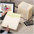 Smead File Jacket, Straight-Cut Tab, 1" Expansion, Letter Size, Manila, 50 per Box