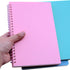 Yansanido Spiral Notebook, 3 Pcs A5, Thick Plastic Hardcover, 80 Sheets - 160 Pages, 3 Color Journals for Study