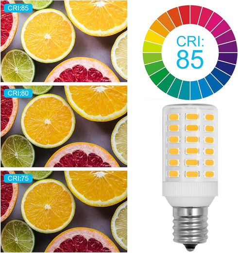 Bulb D28a Kel2811 D28X E17 6W 3000K 820LM 100-265V Bulb (2 Pack) Freezer LED Light Kei KEI Intermediate Base Soft White