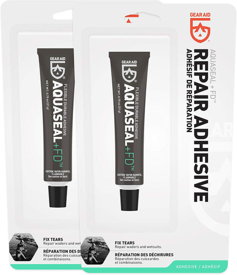 GEAR AID Aquaseal FD Flexible Repair Adhesive for Waders, Wetsuits, PVC Inflatables, Dries Clear
