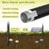 Voxelure 2 Pack 10Ft String Light Poles for Outside, Adjustable Outdoor Light Poles for String Lights, Outdoor Lighting
