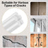 25FT Backer Rod, 1/2 Inch Diameter Foam Caulk for Concrete Expansion Joint Filler, White Weather Strip
