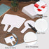 PATIKIL 9x5in Thickened Dry Erase Paddles - 12Pcs Handheld Double Side Circle Answer Boards for Classroom Voting