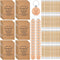 Kosiz 50 Sets Employee Appreciation Gift Bulk: Inspirational Notebooks, Pocket Notepad, Retractable Bamboo Pens,
