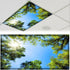CASYUNE 2pcs Fluorescent Light Covers - Light Covers for Ceiling Lights Classroom Magnetic
