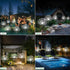 4 Pack 480 8 Slyuexu Solar Garden Lights Outdoor Waterproof, Total LED Solar Firework Lights Decorative with Lighting