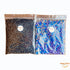 Happy Minds (4 Outer Space Sensory Bin Filler Cups) - Black Beans & Colorful Chickpeas - Cosmic Sensory Play