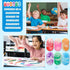 Ctosree 48 Pcs Marble Pencil Erasers, 2 Inch Bright Color Oval Erasers for Kids Teachers Classroom Supplies