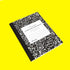 BAZIC Composition Book Wide Ruled 100 Sheet, Premium Black Marble Notebook, Writing Journal Comp Lined Notebooks for Office School, 1-Pack