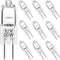Diximus G4 Low Voltage Halogen Bulbs: 20W Bi-Pin Light Bulbs for Landscape Lighting, 10 Pack