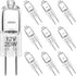 Diximus G4 Low Voltage Halogen Bulbs: 20W Bi-Pin Light Bulbs for Landscape Lighting, 10 Pack