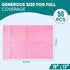 13" 18" 3-Ply, Pack 50 Amira Beauty Disposable Dental Bibs x Soft, Tear-Resistant, Waterproof Bibs for Dental, Nail