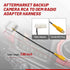2007-2019, 2007-2012, 2007-2016 RED WOLF Backup Camera Wiring Harness to Factory Radio for Jeep Dodge RAM Chrysler