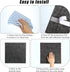 Large Cork Board 36" x 24", 6 Pack Felt Wall Tiles with 30 Pushpins, Dark Gray Bulletin Board