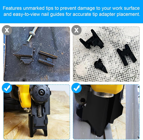 Vinyl Siding Adaptor Tip for Dewalt Roofing Nailer Cordless 20v, Siding Adapter for Dewalt Roofing Nailer