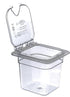 Carlisle FoodService Products Storplus Food Pan, Clear, 1/6 Size, 6 Inches Deep, Polycarbonate