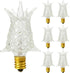 OHLECTRIC STAR Decorative Incandescent Bulb (6-Pack) 7W Clear Flame/Star Design Novelty Decor