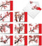The Best Card Company - 10 Assorted Flower Cards Blank (4 x 5.12 Inch) - All Occasion Floral Greetings Boxed, Cheers