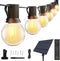 Ollny 35FT Solar Patio Lights, Waterproof Remote Control Dimmable Timers 3Modes Outdoor