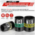 KIRXST 13-Piece 3/8" Set, 7-19mm, Set 6 Set Drive Shallow Impact Socket Semi-Deep Sockets, CR-V, Socket for Automotive