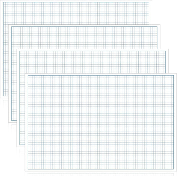Eaasty 200 Sheets Engineering Graph Paper Notepad, 50 Sheets/Pad, 11" x 17", Drafting Blueprint Paper