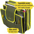 Five Star 2 Inch Sewn Zipper Binder, 3 Ring Binder with 4 Inch Capacity, Assorted Colors, 1 Count