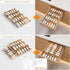LETGO 4 Pack 11" 22" 4 (4) Adjustable Spice Rack for Drawer- Expandable From to Expandable Spice Drawer Organizer Tiers