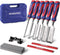 WORKPRO 10-Piece Wood Chisel Set for Woodworking, Cr-V Bevel Edge Chisels (1/4",