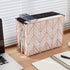 Y YOMA 12 Pack Decorative Hanging File Folders, Letter Size, Rose Gold, 1/5-Cut Adjustable Tabs, 3 Black Foil Design