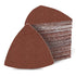 80 Grit Triangular Multitool Sandpaper 80mm for Wood Sanding, Pack of 20, Fit 3-1/8 Inch Oscillating Multi Tool Pads